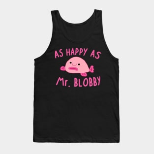 Blobfish Blob Face Sea Animal Pink Gift Idea Tank Top